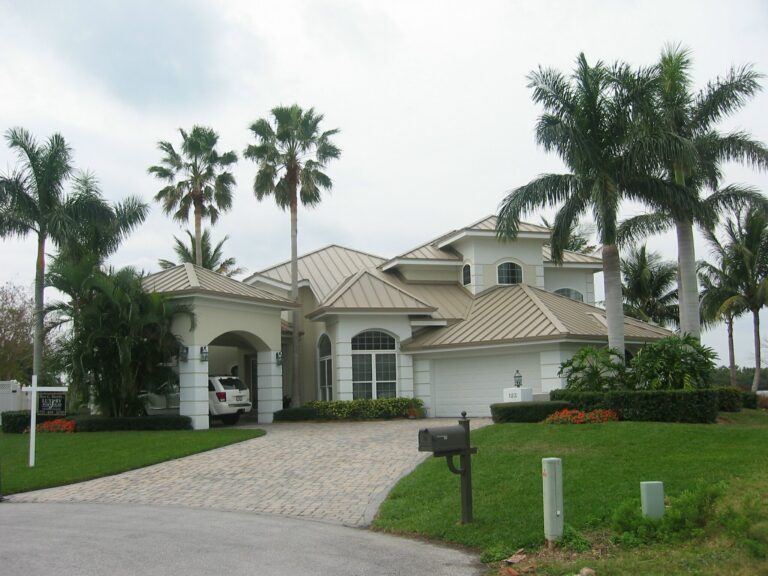 Custom home with metal roof built by Smith Homes